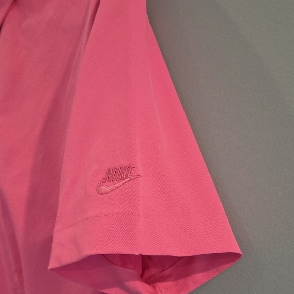 Nike HOT PINK Dri-Fit Teck Pack Cropped Snap Front Athketic Top Size Small - Picture 6 of 14